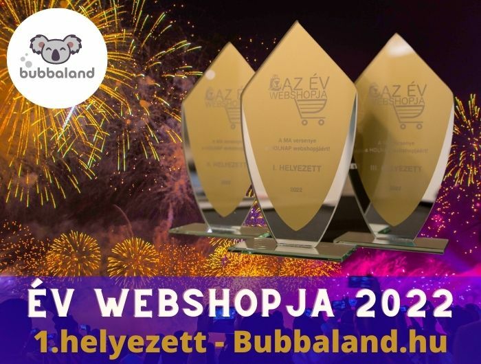 Az év webshopja 2022 díj bubbaland