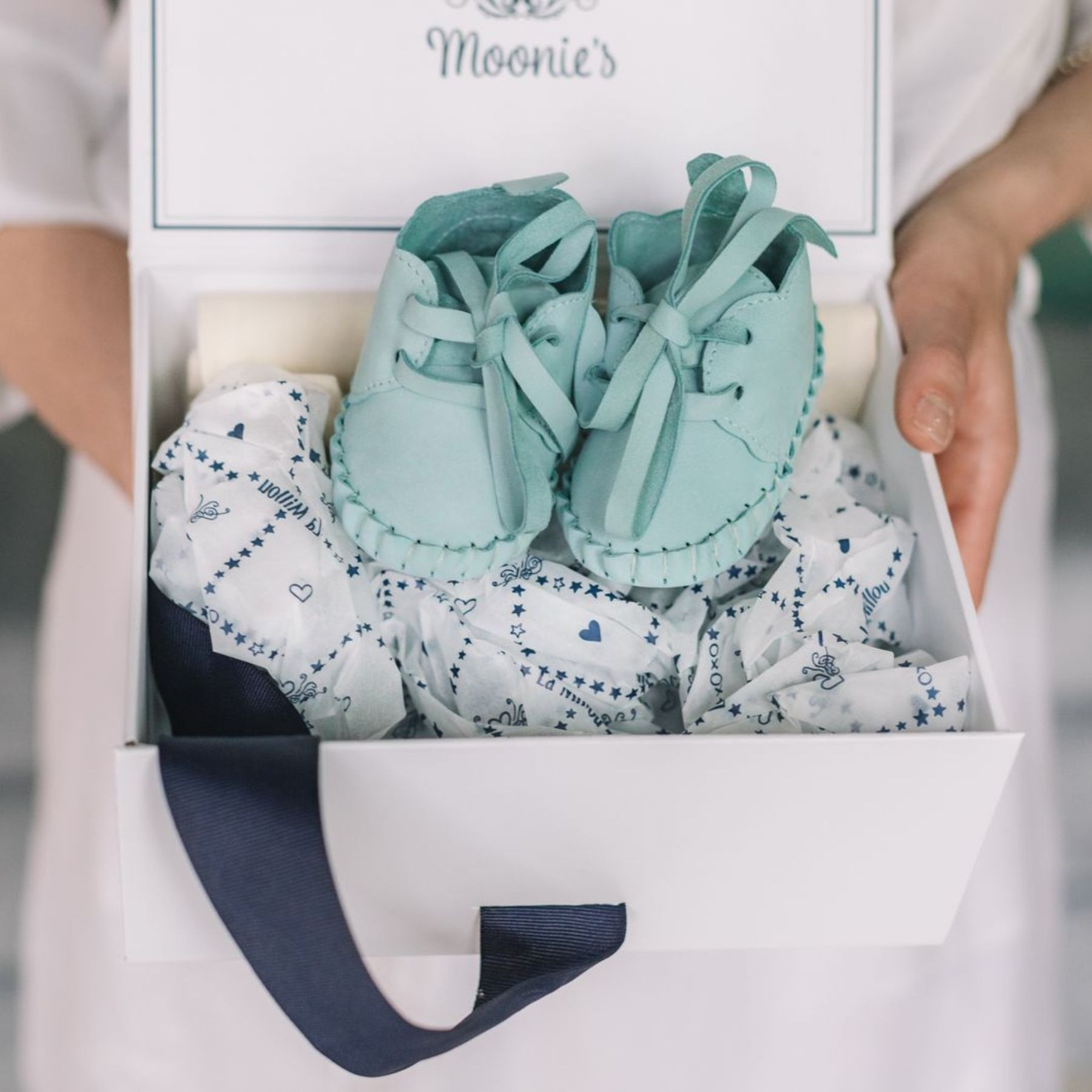 La Millou Moonie's kecskebőr babacipő az első lépésekhez