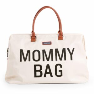 chilidhome mommy bag női pelenkázó táska törtfehér és fekete színben
