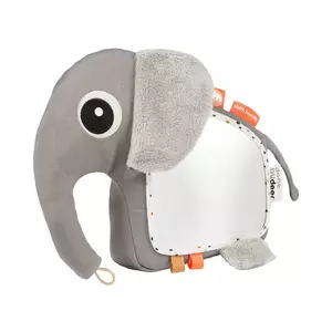 Done by Deer szürke Elphee elefántos babatükör tükrös fejlesztő játék padlóra