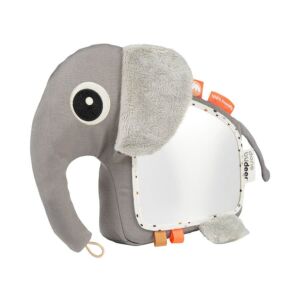 Done by Deer szürke Elphee elefántos babatükör tükrös fejlesztő játék padlóra
