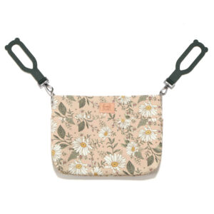 kis méretű pelenkázó táska bézs virágos mintával La Millou Romantic Soul