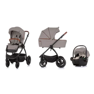 Chipolino Prestige 3az1-ben multifunkciós babakocsi - Tiramisu