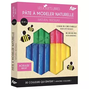 4 színű modellező gyurma méhviaszból Auzou