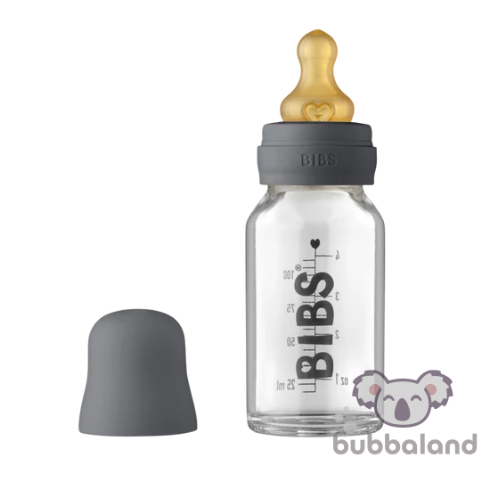 Grafit szürke BIBS cumisüveg 110 ml