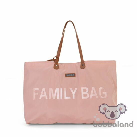 pink Childhome family bag pelenkázó táska rózsaszín