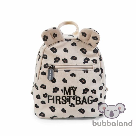 my first bag gyerek hátizsák leopárd mintával