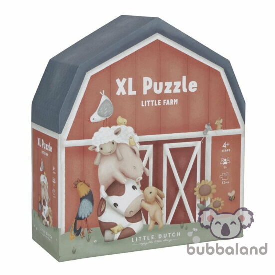 Little Dutch Little Farm XL-es padló puzzle