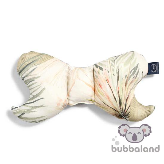 pillangópárna velvet bársony anyagból khaki zöld pálmaleveles Boho Coco
