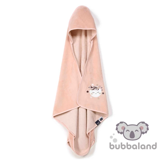 bambusz babatörölköző púder rózsaszín La Millou Fly me to the Moon Nude