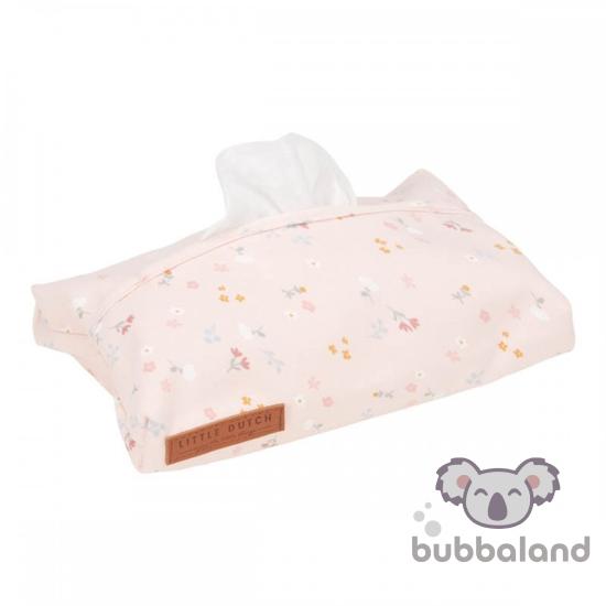 Little Dutch nedves törlőkendő tartó - kis pink virágok