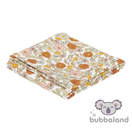 Little Dutch textilpelenka 120x120 cm - vintage kis virágok