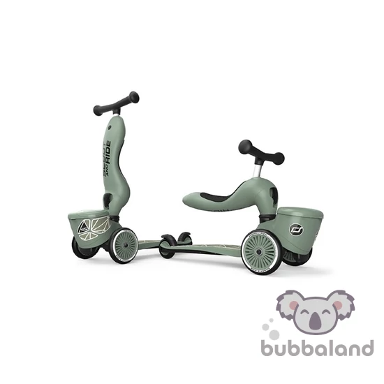 Scoot and Ride Highwaykick 1 Lifestyle zöld kismotor és roller egyben Green Lines