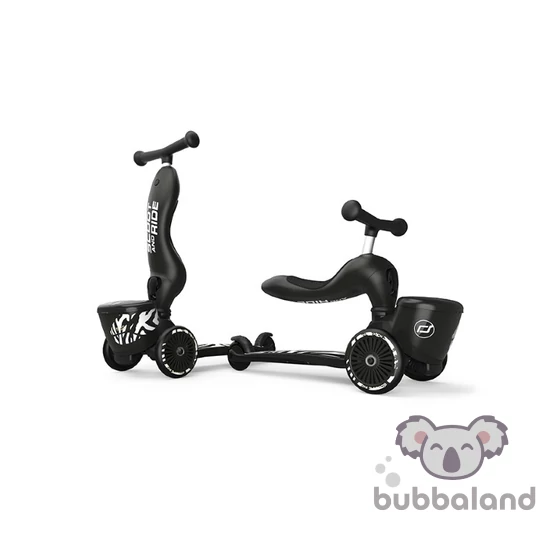 Scoot and Ride Highwaykick 1 Lifestyle zebra csíkos fekete kismotor és roller egyben