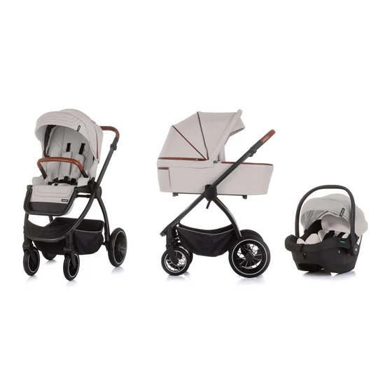 Chipolino Prestige 3az1-ben multifunkciós babakocsi - Biscotta