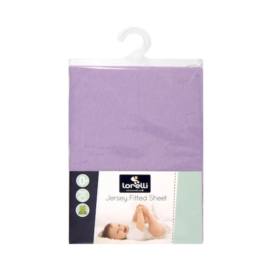 Lorelli gumis lepedő 60x120 - lila