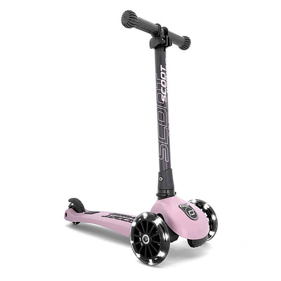 Scoot & Ride Highwaykick 3 rózsaszín LED-es roller