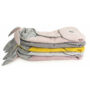 Kép 7/7 - Vintage rózsaszín nyuszis babakocsi takaró