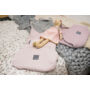 Kép 5/7 - Vintage rózsaszín nyuszis babakocsi takaró