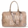 Kép 5/6 - chilidhome mommy bag női pelenkázó táska pufi bézs színben 4