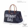 Kép 6/7 - chilidhome mommy bag női pelenkázó táska sötétkék színben 5