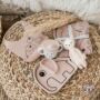 Kép 2/5 - púder rózsaszín elefántos tálka babáknak Done by Deer