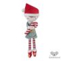 Kép 1/7 - Little Dutch karácsonyi Jim baba - 35 cm piros sapkával és cukorbottal