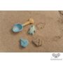 Kép 2/6 - Little Dutch kék homokozó formák és lapát szett