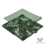 Kép 1/7 - 2 darabos textil pelenka bambuszból khaki zöld botanikus kert leveles mintával Botanical