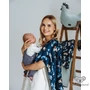 Kép 2/5 - sötétkék autós textil pelenka bambuszból