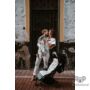 Kép 4/9 - La Millou babakocsi betét rugalmas pamut jersey anyagból traktor mintával