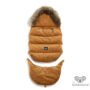 Kép 1/10 - La Millou karamell barna vízálló velvet bundazsák állítható méretben 0-3 éves korig