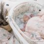 Kép 2/5 - gumis baba lepedő 60x120-as kiságyba pálmafás