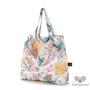 Kép 1/6 - La Millou Boho Palms Light trópusi mintájú sárga-mályva shopper táska