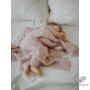 Kép 2/11 - rózsaszín merino baba takaró csavart mintával