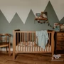 Kép 5/5 - My Memi Bambusz-pamut baba takaró - Vintage menta