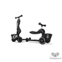 Kép 1/11 - Scoot and Ride Highwaykick 1 Lifestyle zebra csíkos fekete kismotor és roller egyben