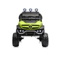 Kép 3/10 - Chipolino Off Road Mercedes UNIMOG elektromos autó bőr üléssel - green