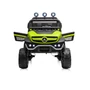 Kép 6/10 - Chipolino Off Road Mercedes UNIMOG elektromos autó bőr üléssel - green