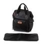 Kép 2/7 - Chipolino babakocsira rögzíthető hátizsák - Black Leather
