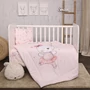 Kép 2/3 - Lorelli 3 részes ágynemű garnitúra - Pink Ballerina Bear