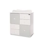 Kép 2/4 - Lorelli Cupboard pelenkázó komód - White & Milky Green