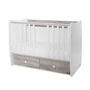 Kép 4/5 - Lorelli Matrix kiságy 60x120 - White Artwood 2Box