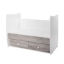 Kép 5/5 - Lorelli Matrix kiságy 60x120 - White Artwood 2Box