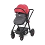 Kép 5/10 - Lorelli Alexa SET babakocsi mózessé alakítható sport résszel - Cherry Red