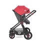 Kép 6/10 - Lorelli Alexa SET babakocsi mózessé alakítható sport résszel - Cherry Red