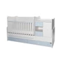 Kép 3/5 - Lorelli MiniMax kombi ágy 72x190 - White / Baby Blue