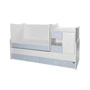Kép 4/5 - Lorelli MiniMax kombi ágy 72x190 - White / Baby Blue