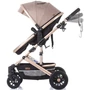 Kép 6/9 - Chipolino Estelle babakocsi mózessé alakítható sport résszel + autóshordozó 0-13kg - Sand
