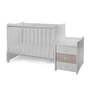 Kép 8/10 - Lorelli Maxi Plus kombi ágy 70x160 - Trio White/Ligh Oak
